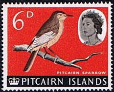 Pitcairn Islands 1964 SG 41 Pitcairn Warbler Fine Mint