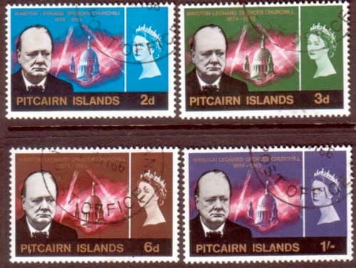 Pitcairn Islands 1966 Churchill Set Fine Used