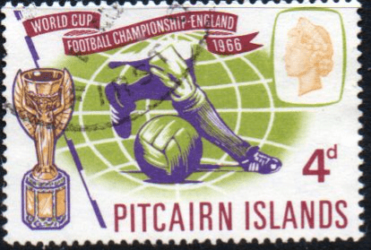 Pitcairn Islands 1966 Football World Cup SG 57 Fine Used