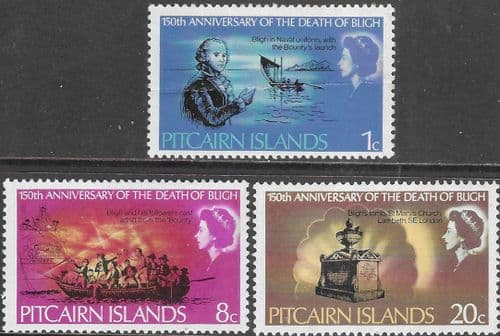 Pitcairn Islands 1967 Admiral Bligh Set Fine Mint