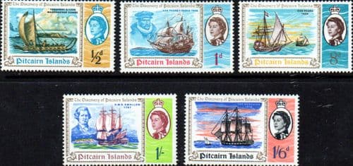 Pitcairn Islands 1967 Bicentenary of Discovery Set Fine Mint