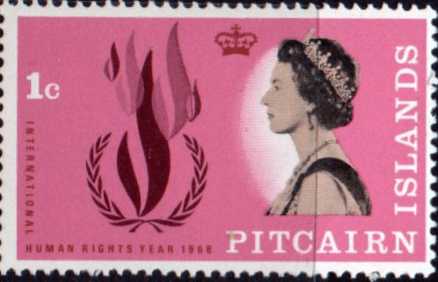 Pitcairn Islands 1968 International Human Rights Year SG 85 Fine Mint