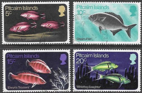 Pitcairn Islands 1970 Fishies Set Fine Used