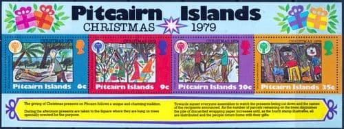 Pitcairn Islands 1979 Christmas Miniature Sheet Fine Mint