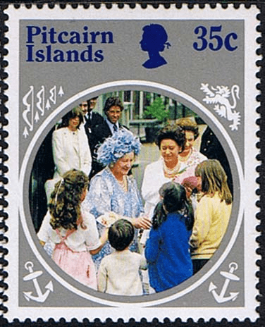 Pitcairn Islands 1985 Queen Mother Life and Times SG 269 Fine Mint (1)