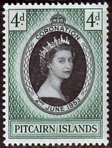 Pitcairn Islands Queen Elizabeth II 1953 Coronation Fine Mint