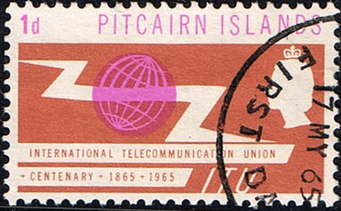 Pitcarn Islands International Telecomunication Union SG 49 Fine Used