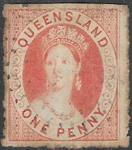 Queensland 1862 Queen Victoria SG 22 Good Used