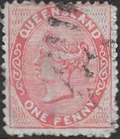 Queensland 1879 Queen Victoria SG 128a Fine Used