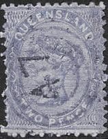 Queensland 1879 Queen Victoria SG 138c Fine Used