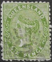 Queensland 1879 Queen Victoria SG 143 Fine Used