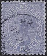 Queensland 1882 Queen Victoria SG 168 Fine Used
