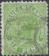 Queensland 1882 Queen Victoria SG 170 Fine Used