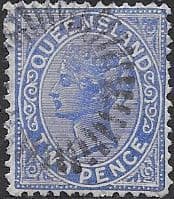 Queensland 1887 Queen Victoria SG 181 Fine Used