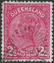 Queensland 1890 Queen Victoria SG 191 Fine Used