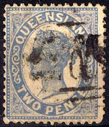 Queensland 1896 Queen Victoria SG 212 Fine Used
