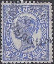 Queensland 1896 Queen Victoria SG 214 Fine Used