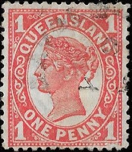 Queensland 1897 Queen Victoria SG 233 Fine Used