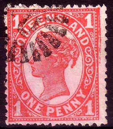 Queensland 1897 Queen Victoria SG 233 Fine Used