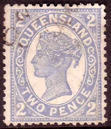 Queensland 1897 Queen Victoria SG 234 Fine Used