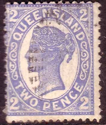 Queensland 1897 Queen Victoria SG 235 Fine Used
