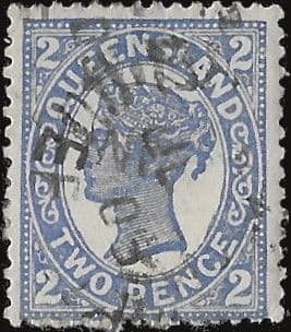 Queensland 1897 Queen Victoria SG 235 Fine Used