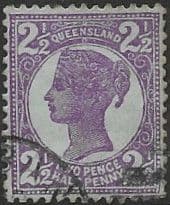 Queensland 1897 Queen Victoria SG 237 Fine Used