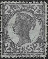 Queensland 1897 Queen Victoria SG 239 Fine Used