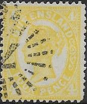 Queensland 1897 Queen Victoria SG 244 Fine Used