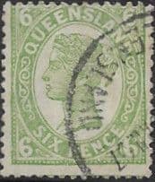 Queensland 1897 Queen Victoria SG 249 Fine Used