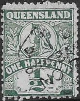 Queensland 1899 Queen Victoria SG 262 Fine Used