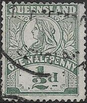 Queensland 1899 Queen Victoria SG 262c Fine Used