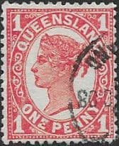 Queensland 1907 Queen Victoria SG 302 Fine Used