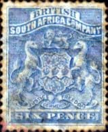 Rhodesia 1892 British South Africa Company SG 2 Fine Used
