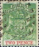 Rhodesia 1892 British South Africa Company SG 20 Fine Used