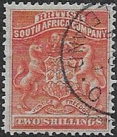 Rhodesia 1892 British South Africa Company SG 5 Good Used