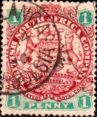 Rhodesia 1896 British South Africa Company SG 29 Fine Used