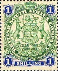 Rhodesia 1896 British South Africa Company SG 35 Fine Mint