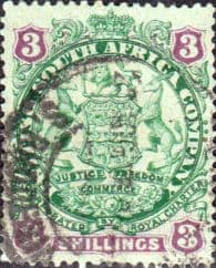 Rhodesia 1896 British South Africa Company SG 36 Fine Used