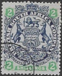 Rhodesia 1896 British South Africa Company SG 47 Fine Used