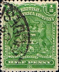 Rhodesia 1898 British South Africa Company SG 75 Fine Used