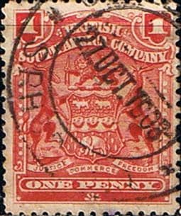 Rhodesia 1898 British South Africa Company SG 77 Fine Used