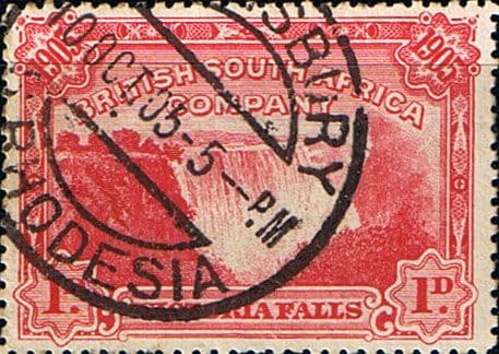 Rhodesia 1905 British South Africa Company Victoria Falls SG 94 Fine Used