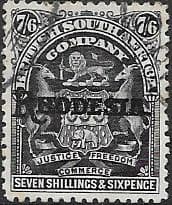 Rhodesia 1909 British South Africa Company Overprint SG 111 Fine Used