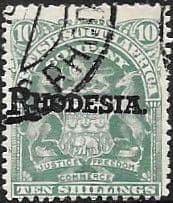 Rhodesia 1909 British South Africa Company Overprint SG 112 Fine Used
