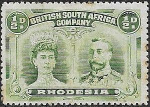 Rhodesia 1910 British South Africa Company Heads SG 122 Fine Mint