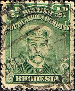 Rhodesia 1913 British South Africa Company Head SG 188b Fine Used