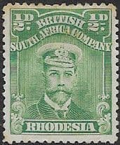 Rhodesia 1913 British South Africa Company Head SG 189 Fine Mint
