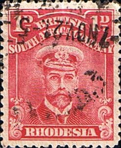 Rhodesia 1913 British South Africa Company Head SG 195 Fine Used