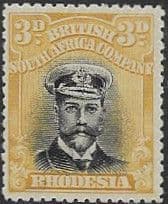 Rhodesia 1913 British South Africa Company Head SG 210 Fine Mint